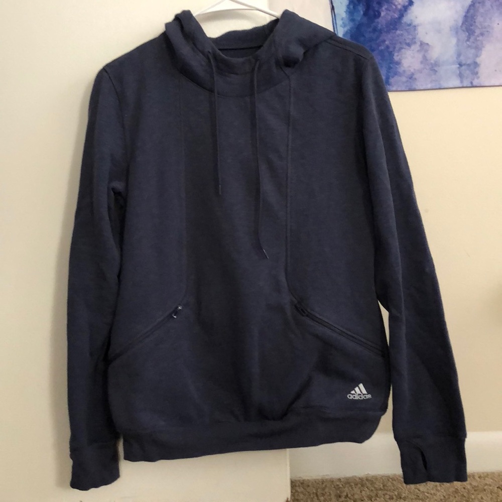 Blue Adidas Hoodie